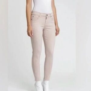 Pistola Jennifer Skinny Jeans Cut Hem Light Pink Size 31 Inseam 26” Rise 11”